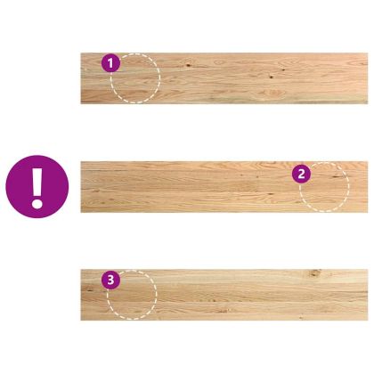 Прозоречни первази, 2 бр, 140x25x2 см, необработен масивен дъб