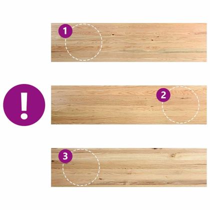 Прозоречни первази, 2 бр, 160x40x2 см, необработен масивен дъб