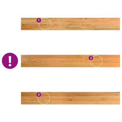 Прозоречни первази, 2 бр, светлокафяви, 120x15x2 см, дъб масив