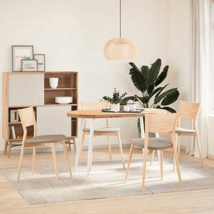 Крака за конзолна маса, конична форма, 4 бр., бели, 72-73 см, стомана