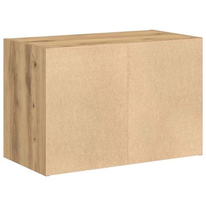 Шкаф с 2 чекмеджета дъб артизан 60x31x40 см инженерно дърво