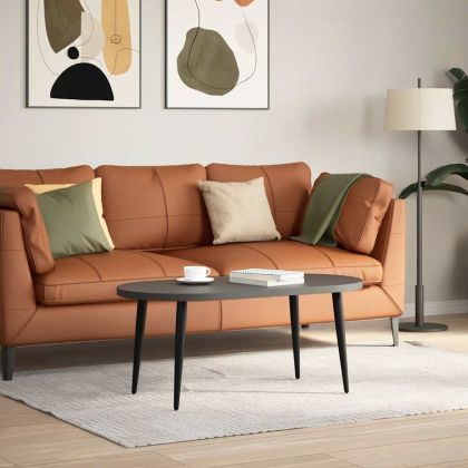 Крака за масичка за кафе, конична форма, 4 бр., черни, 30-31 см, стомана