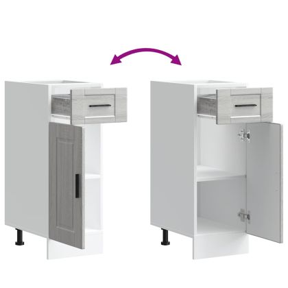 Кухненски шкаф Porto, сив сонома, инженерно дърво