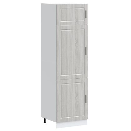 Кухненски шкаф Porto, сив сонома, инженерна дървесина