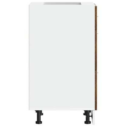 Долен шкаф "Lyon" опушен дъб 40x46x81,5 см, инженерно дърво