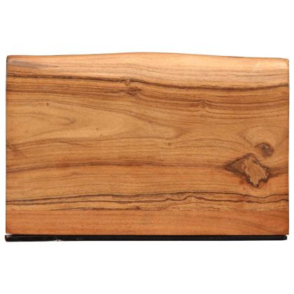 Стенни рафтове, 2 бр, 30x20x3,5 см, акациево дърво масив