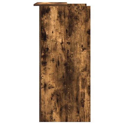 Приемно бюро, опушен дъб, 55x50x103,5 см, инженерно дърво