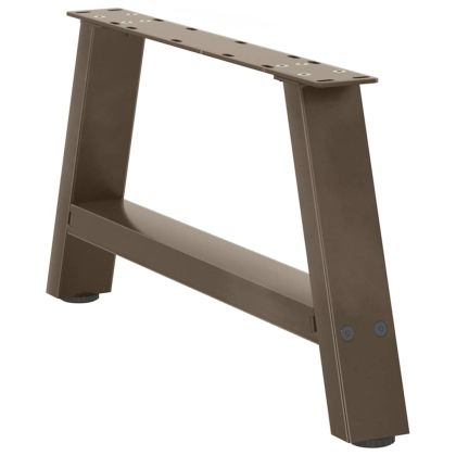 Крака за масичка за кафе, А-образни, 2 бр., 70 x (30-31) см, стомана