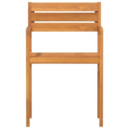 Градински столове, 4 бр., 50x53x80 см, масивна акация