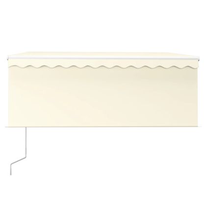 Автоматично прибиращ се сенник с щора, 3x2,5 м, кремав