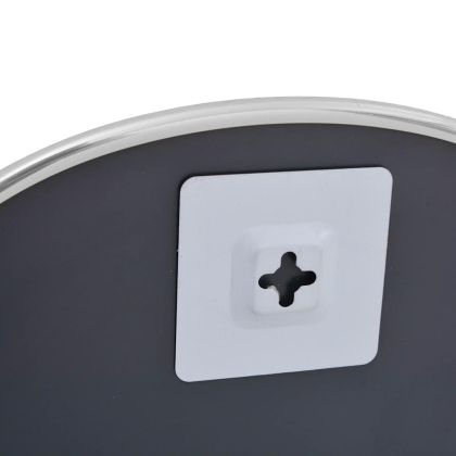 Стенно огледало, сребро, 30x25 см