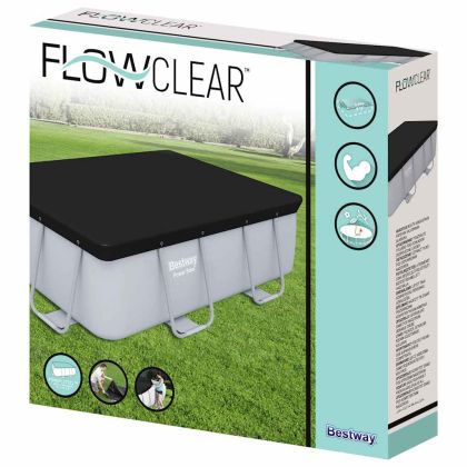 Bestway Покривало за басейн Flowclear, 269x179 см