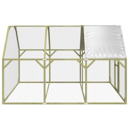 Кокошарник 268x300x190 см импрегниран бор масив