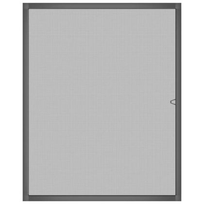 Мрежа против насекоми за прозорци, антрацит, 100x120 см