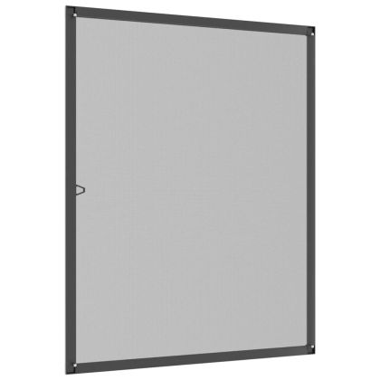 Мрежа против насекоми за прозорци, антрацит, 100x120 см