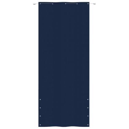 Балконски параван, син, 100x240 см, оксфорд плат