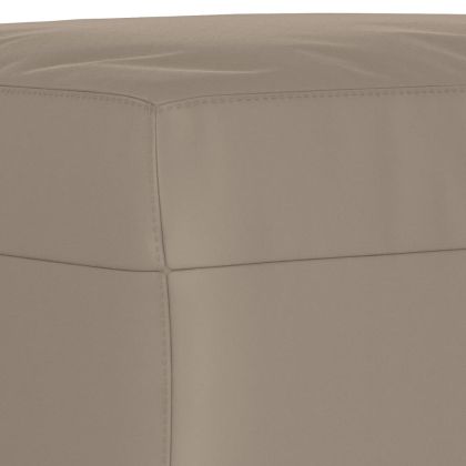 Табуретка, таупе, 60x50x41 см, плат микрофибър