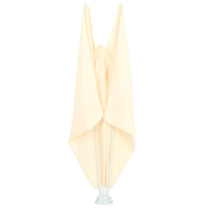 Сгъваема странична тента за тераса, кремава, 300x150 см