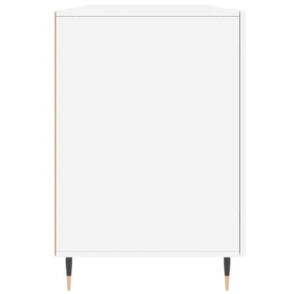 Бюро, бяло, 140x50x75 см, инженерно дърво