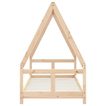 Рамка за детско легло 80x160 см масивна борова дървесина