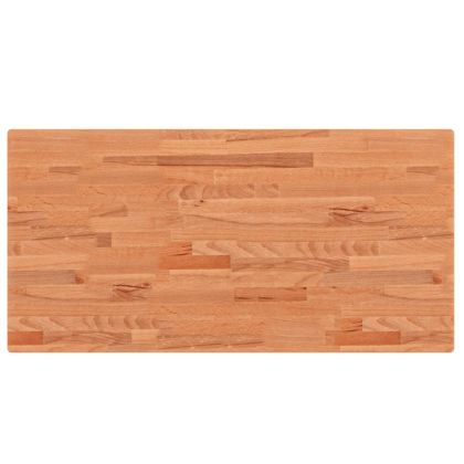 Плот за баня 100x50x4 см масивно дърво бук