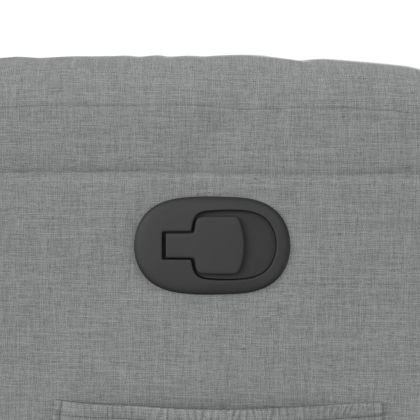 Реклайнер стол, светлосив, текстил