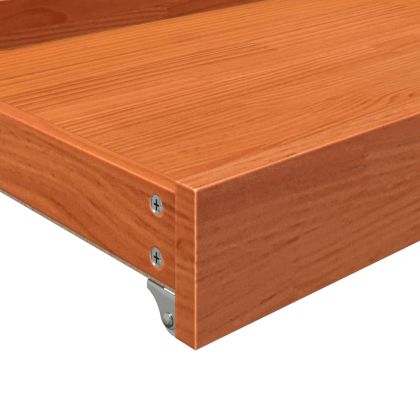 Чекмеджета за дневно легло, 2 бр, восъчнокафяви, бор масив