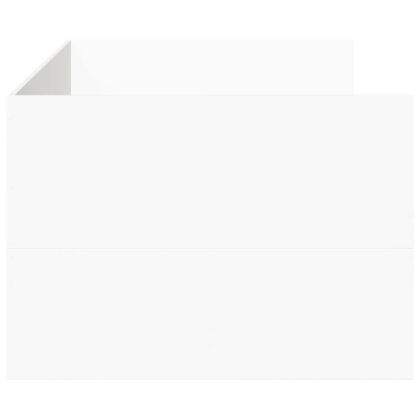 Дневно легло с чекмеджета, без матрак, бяло 90x200 см