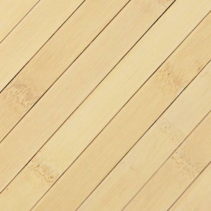 Килим, правоъгълен, светъл натурален, 60x300 см, бамбук