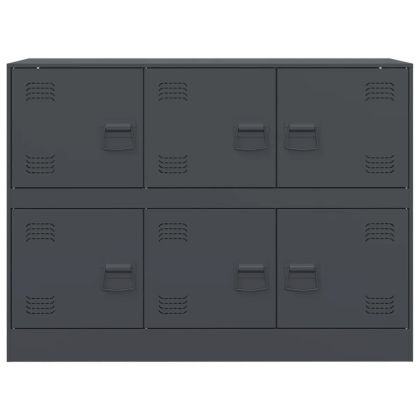 Бюфет, антрацит, 99x39x73 см, стомана