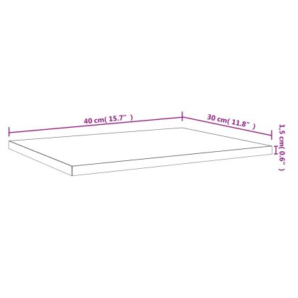 Стенни рафтове 4 бр опушен дъб 40x30x1,5 см инженерно дърво