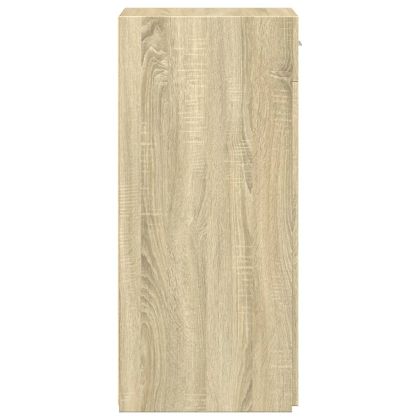 Сайдборд, дъб сонома, 40x42,5x93 см, инженерно дърво
