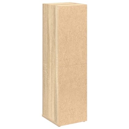 Шкаф за баня с държач за ролки, дъб сонома, 20,5x22x72 см