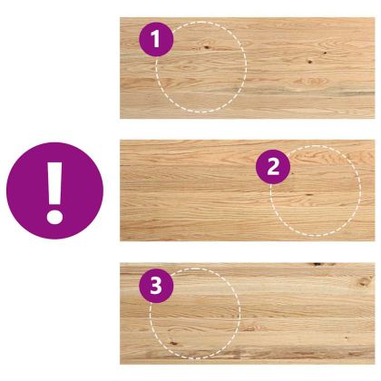 Прозоречни первази, 2 бр, 100x40x2 см, необработен масивен дъб