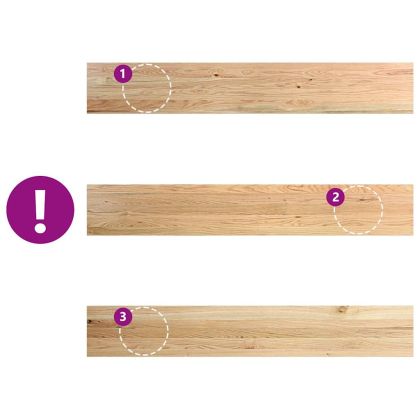 Прозоречни первази, 2 бр, 160x25x2 см, необработен масивен дъб