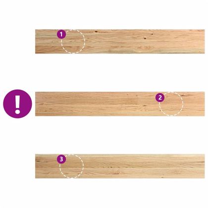 Прозоречни первази, 2 бр, 140x20x2 см, необработен масивен дъб