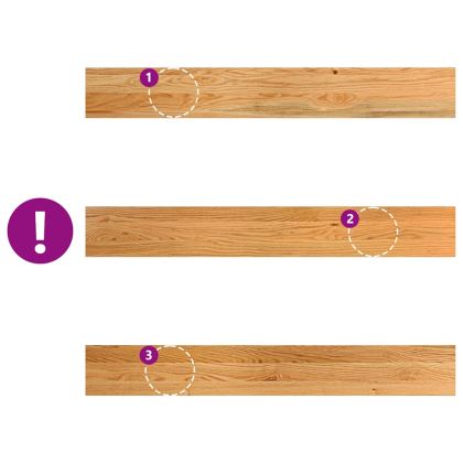 Прозоречни первази, 2 бр, светлокафяви, 110x15x2 см, дъб масив