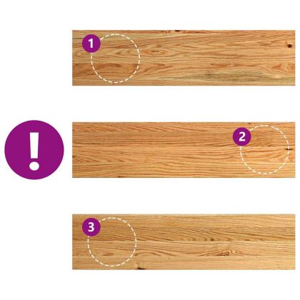 Прозоречни первази, 2 бр, светлокафяви, 80x20x2 см, дъб масив