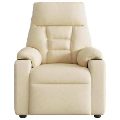 Масажен наклоняем стол, кремав, текстил