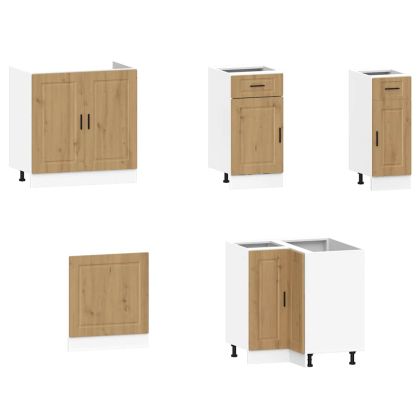 Комплект кухненски шкафове от 11 части Porto, инженерно дърво