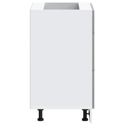 Кухненски шкаф "Lyon" сив бетон, инженерно дърво