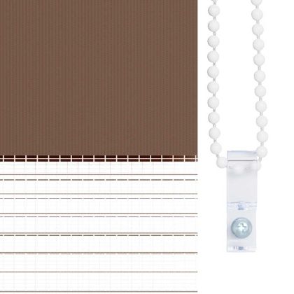 Зеброва щора 165x200 см Ширина на плата 160,9 см полиестер