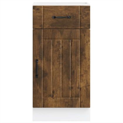 Кухненски шкаф Lucca, опушен дъб, инженерно дърво