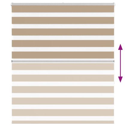 Зеброва щора 130x150 см ширина на плата 125,9 см полиестер