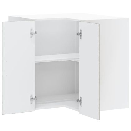 Кухненски стенен ъглов шкаф Porto, сив сонома, инженерно дърво