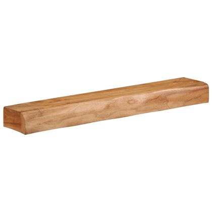 Стенни рафтове, 2 бр, 80x17x8 см, акациево дърво масив