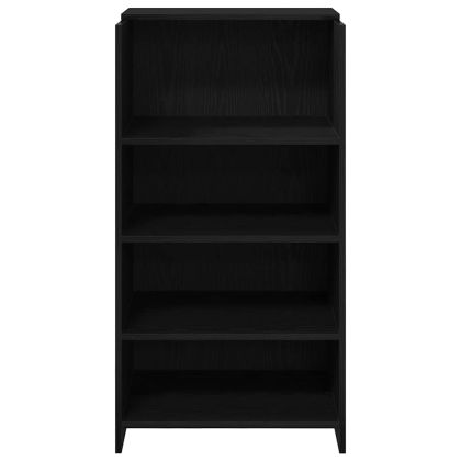 Приемно бюро черно 55x50x103,5 cm Инженерна дървесина