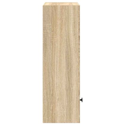 Библиотека, сонома дъб, 31x24x77 см, инженерно дърво
