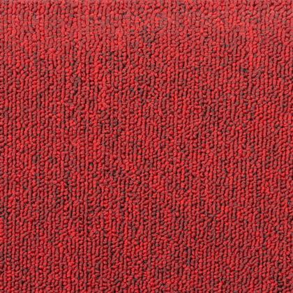 Изтривалки за стълби, 20 бр., 65x24x4 см, червени, полукръгли, големи