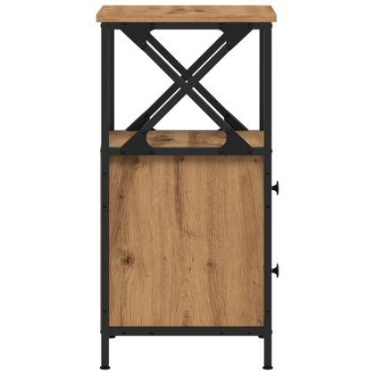 Нощно шкафче Artisan Oak 34x35,5x70 cm Инженерна дървесина